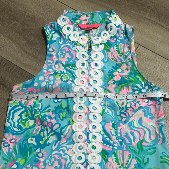 Lilly Pulitzer Jane Sleeveless Shift Dress Size 00 - Picture 6 of 10
